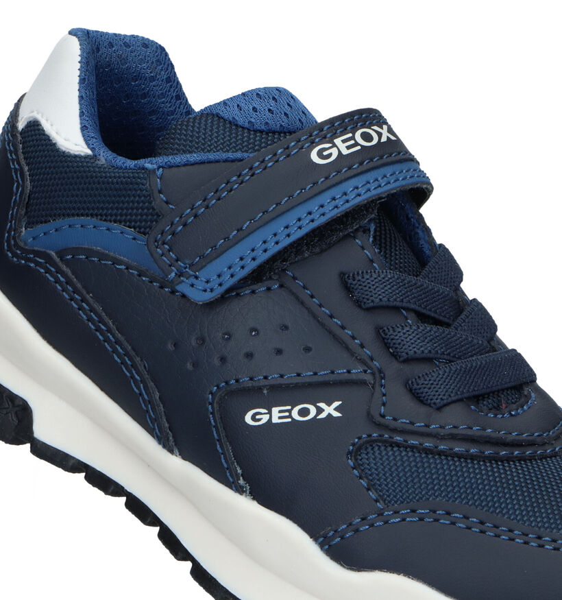 Geox Pavel Chaussures à velcro en Bleu pour garçons (326912) - pour semelles orthopédiques