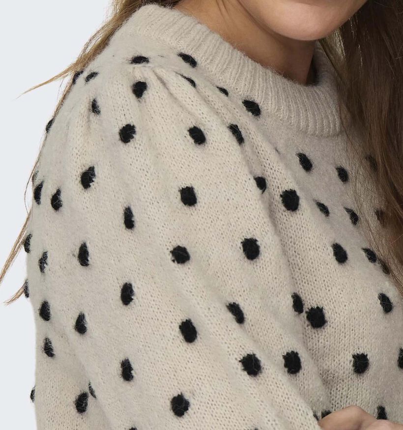 JDY Sigrid Dots Beige Trui voor dames (359791)