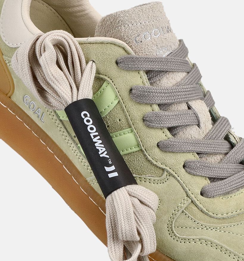 Coolway Goal Baskets en Vert pour hommes (372175) - pour semelles orthop&eacute;diques