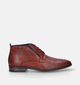 Berkelmans Estoril Chaussures habillées en Cognac pour hommes (342914) - pour semelles orthopédiques