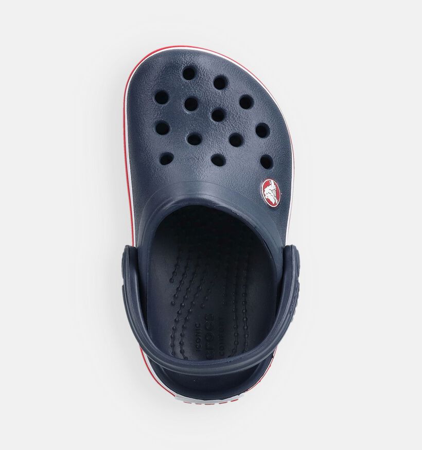 Crocs Crocband Claquettes en Bleu fonc&eacute; pour filles, gar&ccedil;ons (371010)