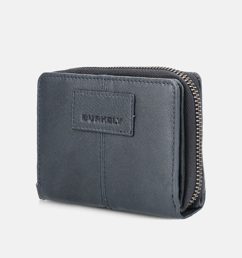 Burkely Skylar Donkerblauwe Ritsportemonnee voor dames (372482)