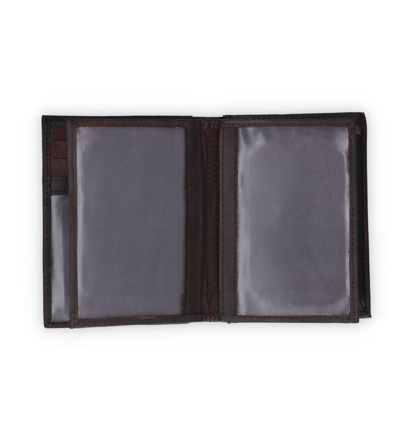 Euro-Leather Zwarte Portefeuille voor heren (343478)
