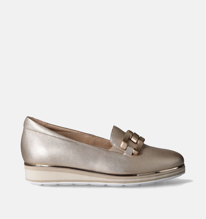 Softwaves Chaussures sans lacets avec talon compensé en Or pour femmes (357263) - pour semelles orthopédiques