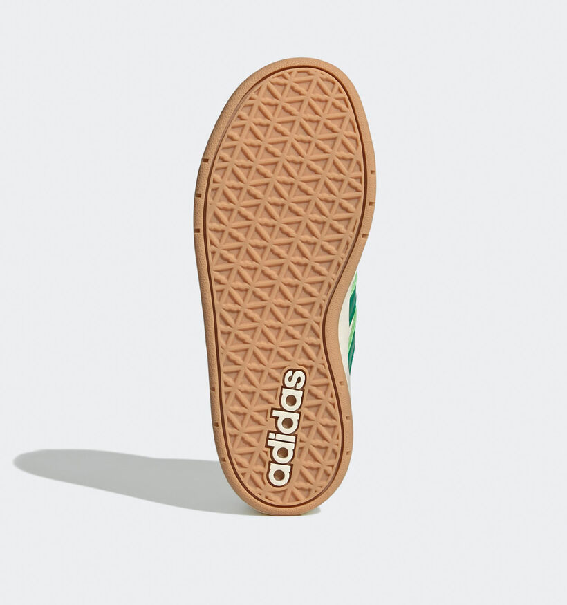 adidas Breakbase Wit/Groene Sneakers voor meisjes, jongens (359622) - geschikt voor steunzolen