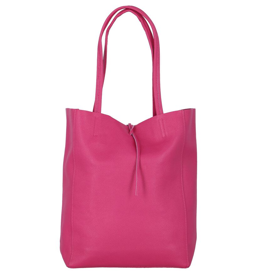 Dolce C. Shopper Tas Roze in leer (234999)