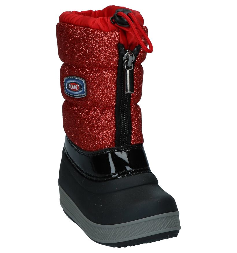 Rood/Zwarte Snowboots Olang Ol Bingo Lux in kunstleer (230922)