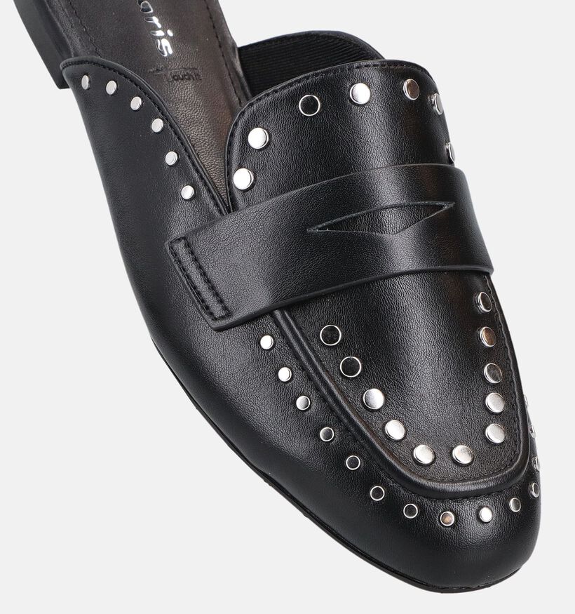 Tamaris Zwarte Platte Muiltjes voor dames (367675)