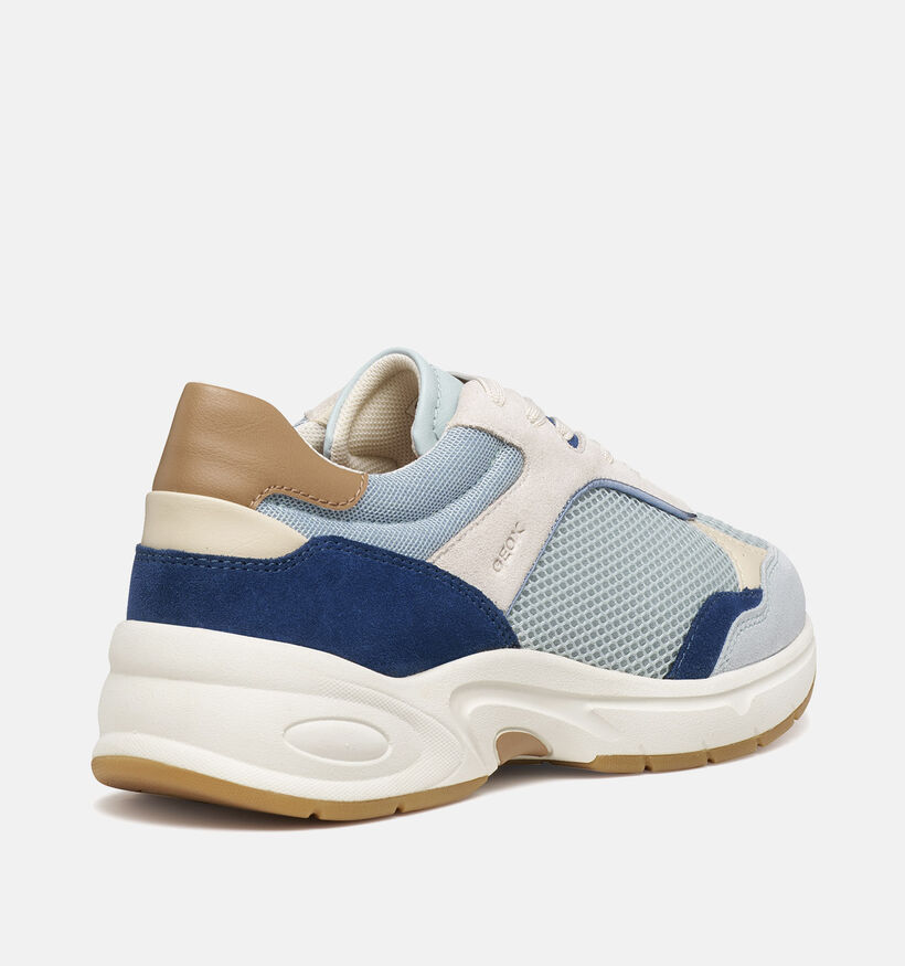 Geox Zarvia Baskets en Bleu clair pour femmes (368195) - pour semelles orthop&eacute;diques