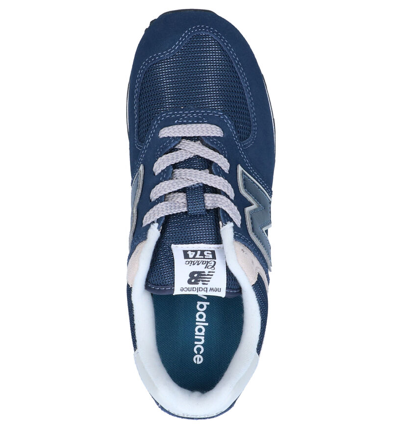 New Balance GC574 Blauwe Sneakers in daim (276823)