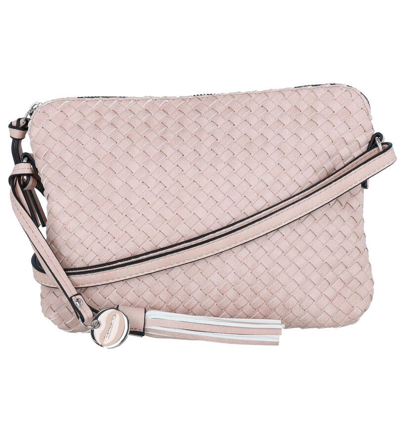 Tamaris Carmen Ecru Crossbody Tas in kunstleer (290336)