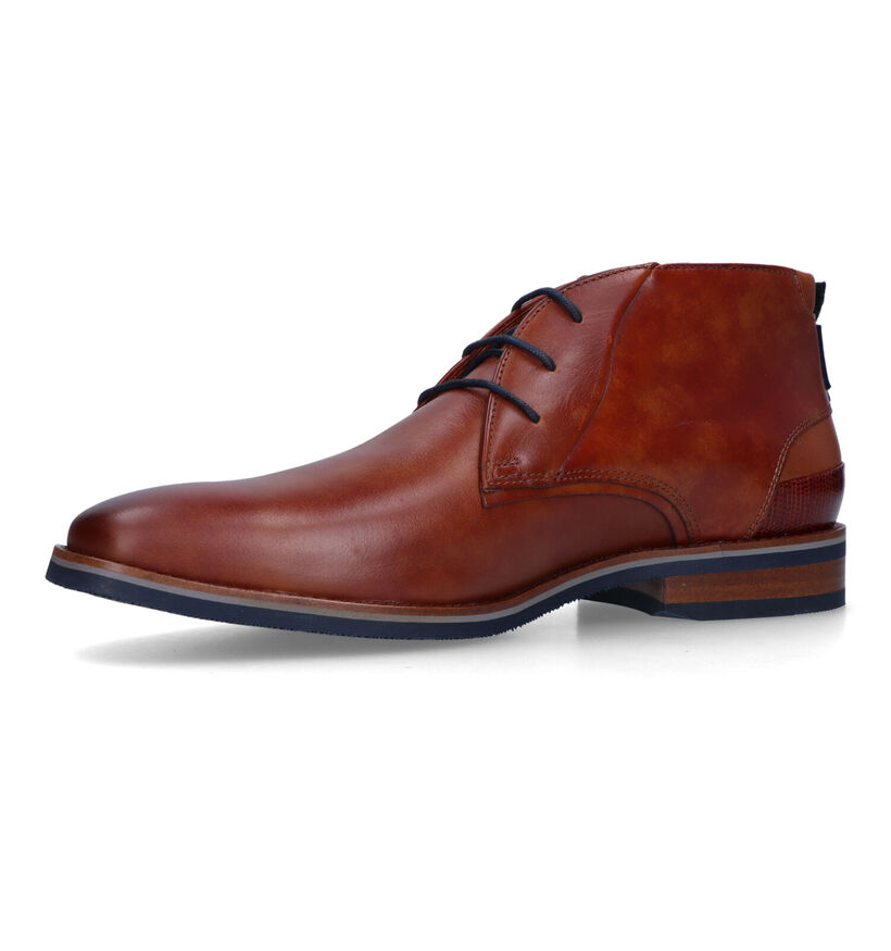 Van Lier Amalfi Chaussures classiques en Cognac pour hommes (322509)