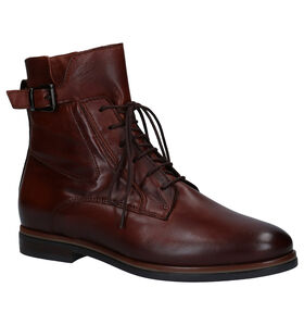 Hampton Bays Bottines plates en Cognac en cuir (277862)