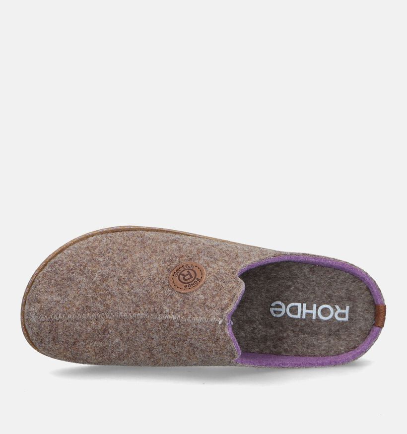 Rohde Foggia Oranje Pantoffels voor steunzolen voor dames (349319) - geschikt voor steunzolen