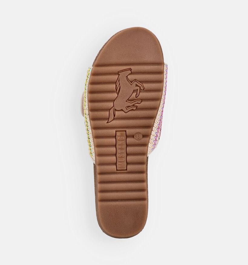 Mustang Nu-pieds plates en Brun pour femmes (372118)