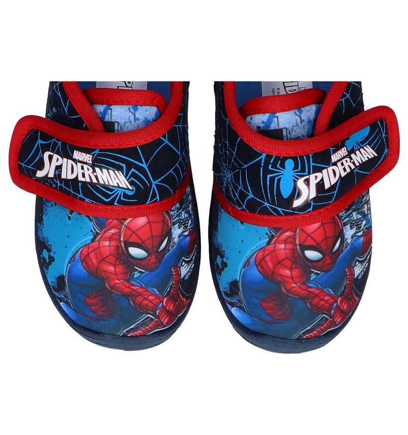 Spiderman Blauwe Pantoffels in stof (298537)