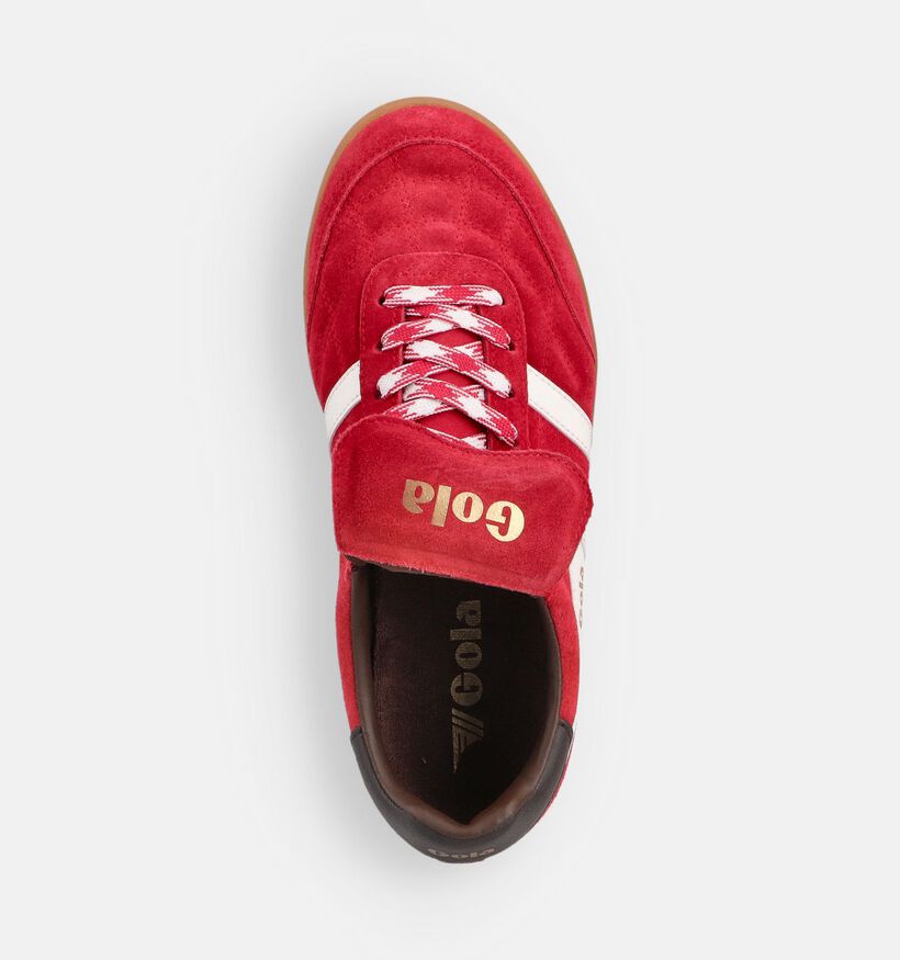 Gola Baskets casual en Rouge pour femmes (360813) - pour semelles orthopédiques