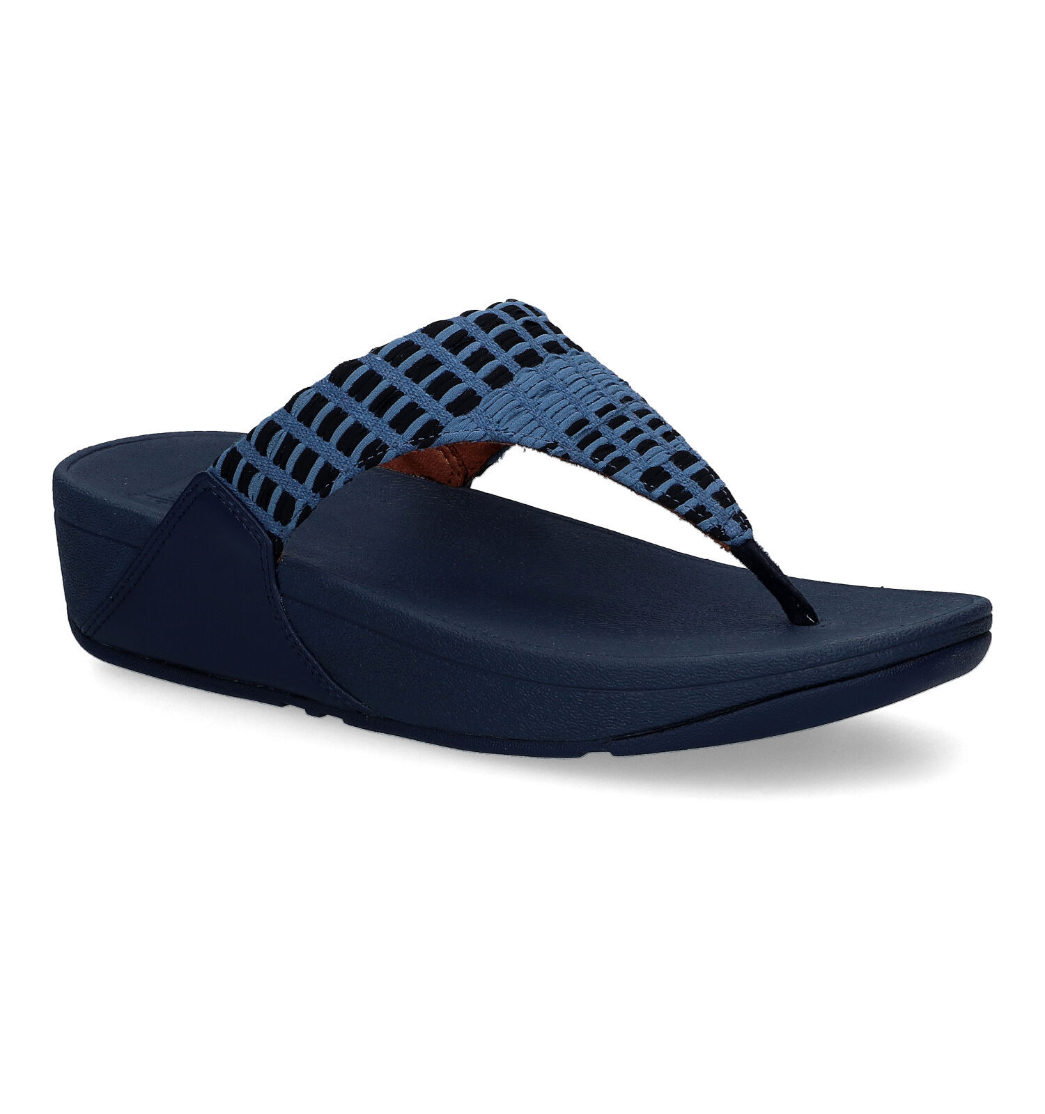 FitFlop Lulu Art Denim Blauwe Teenslippers | Dames Slippers | Online op  TORFS.BE