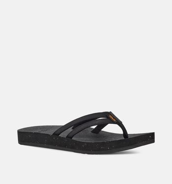 Teva Slippers Leather Black