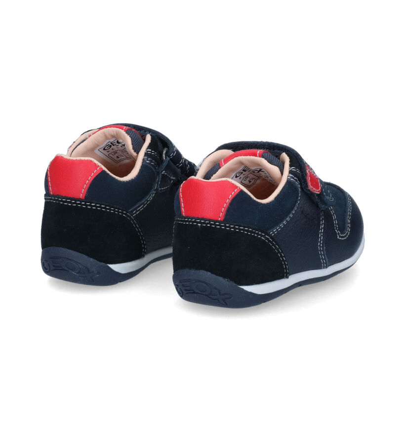 Geox Each Chaussures pour bébé en Bleu en cuir (317563)