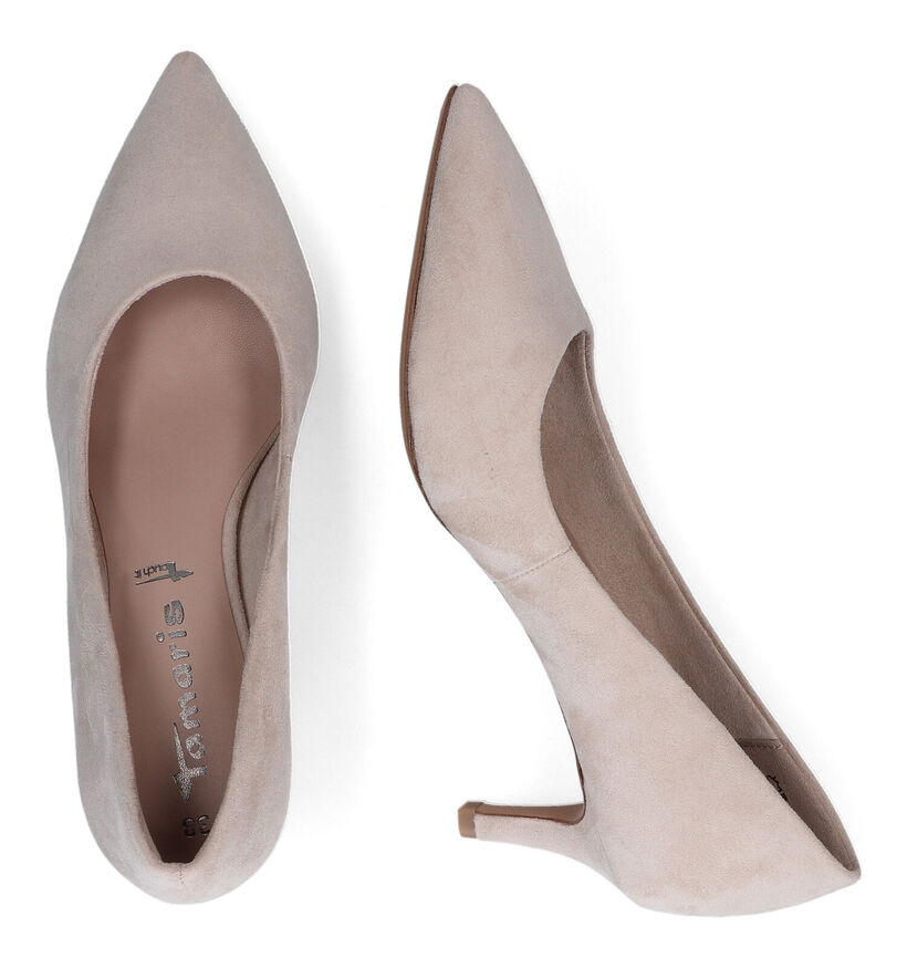 Tamaris Escarpins talon bas en Beige pour femmes (320491)