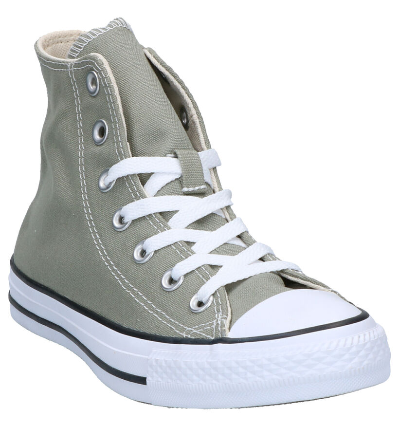 Converse Chuck Taylor All Star Seas Gele Sneakers in stof (252776)