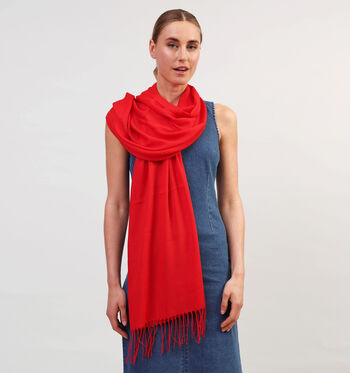 Sjaal rood