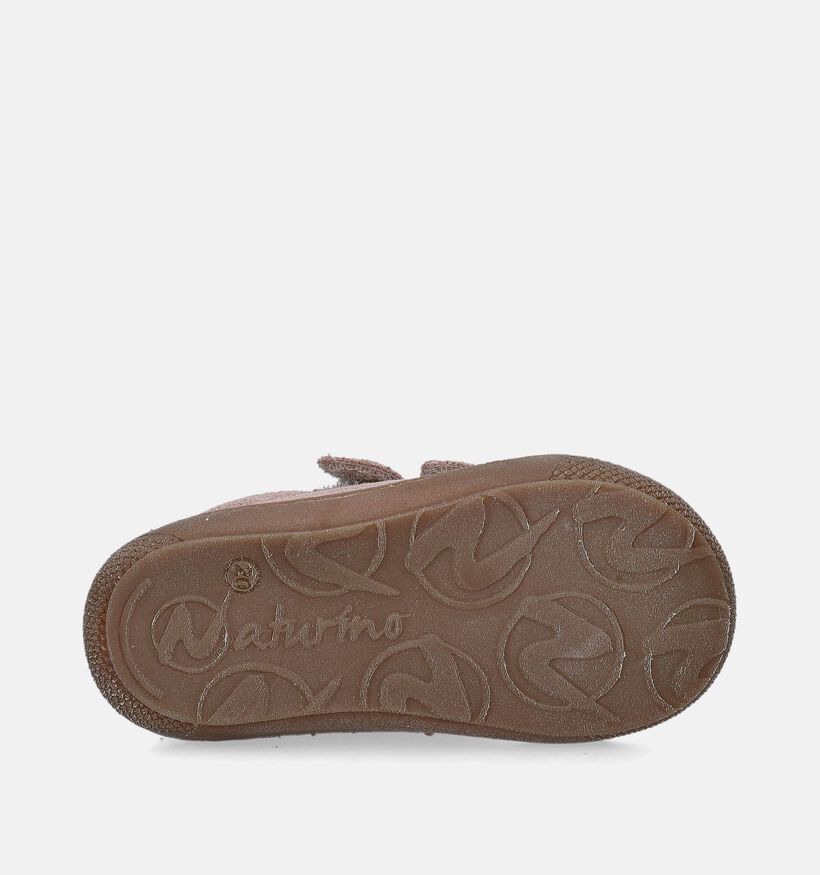 Naturino Cocoon VL Lizard Chaussures pour bébé en Rose pour filles (359358) - pour semelles orthopédiques
