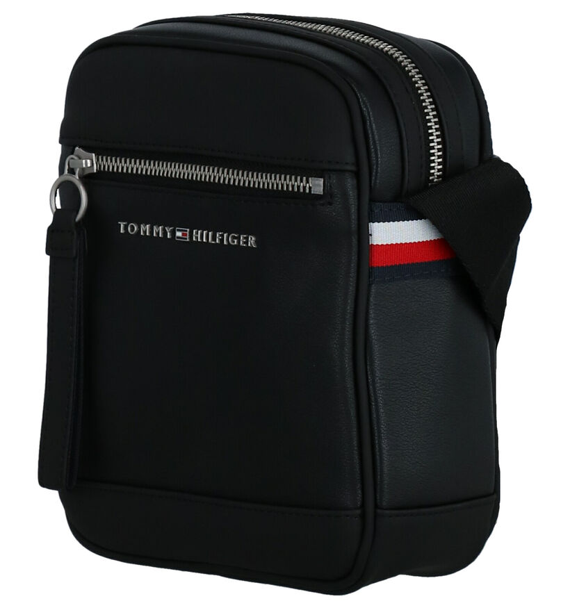 Tommy Hilfiger Reporter Zwarte Crossbody Tas in kunstleer (285870)