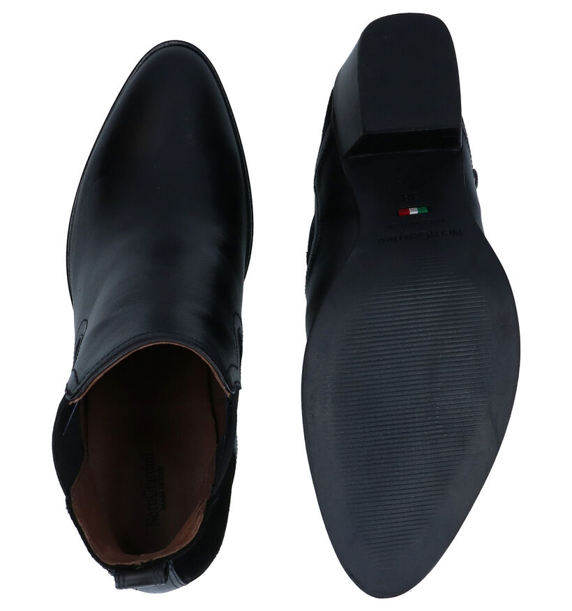NeroGiardini Bottines à talons en Noir en cuir (283481)
