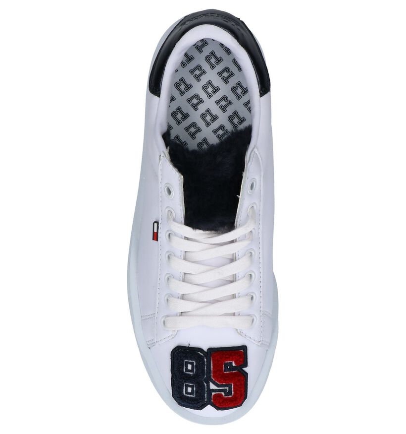 Witte Retro Sneakers Tommy Hilfiger , Wit, pdp