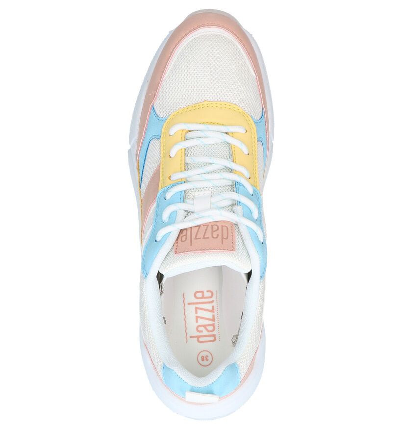 Dazzle Blauwe Sneakers in kunstleer (276490)