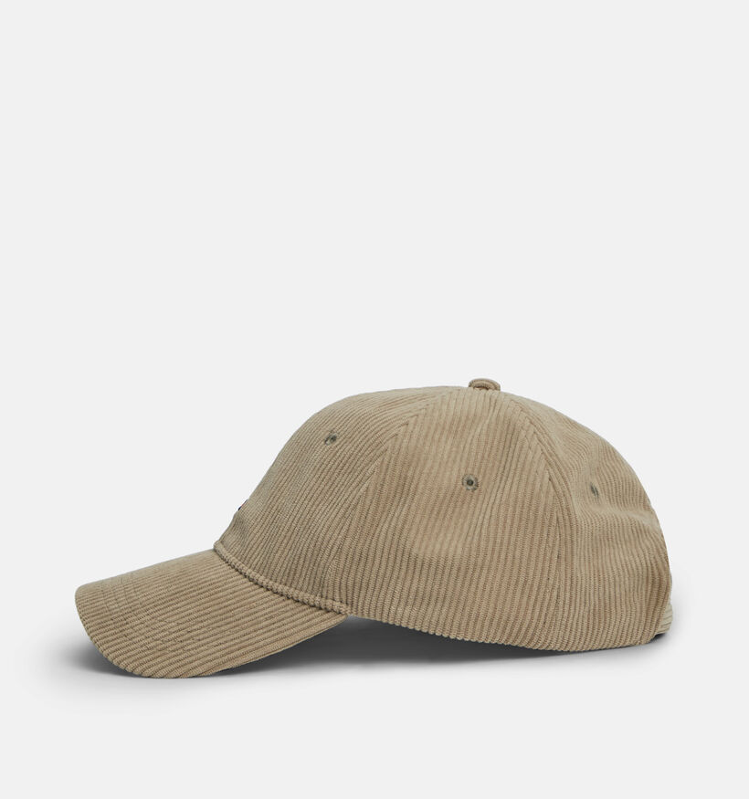 Tommy Hilfiger Flag 6 Panel Corduroy Taupe Pet voor heren (379505)