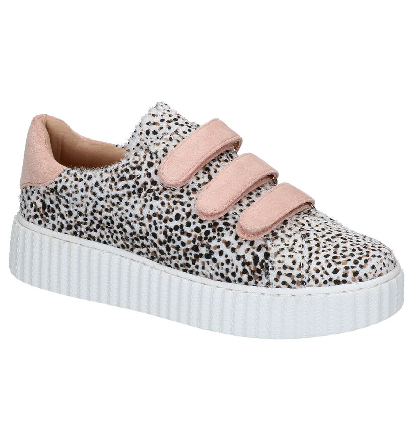 Vanessa Wu Witte Sneakers in stof (277325)