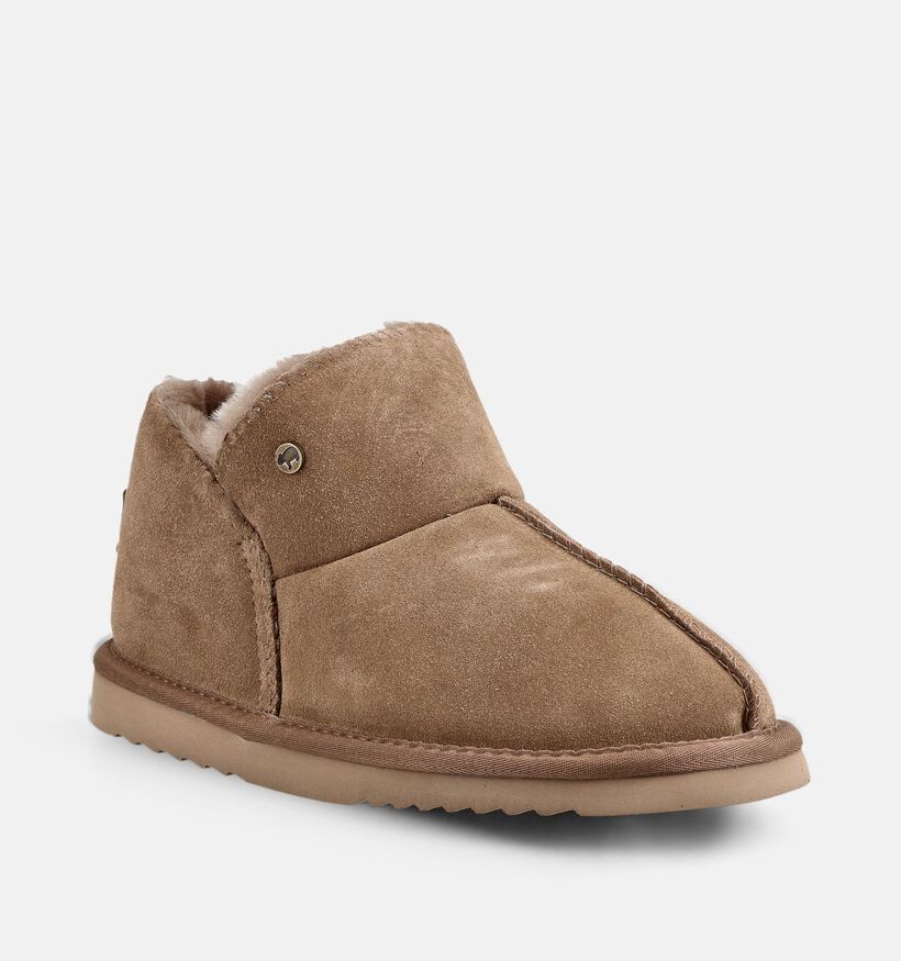 Warmbat Pantoufles ferm&eacute;es en Marron pour femmes (379650)
