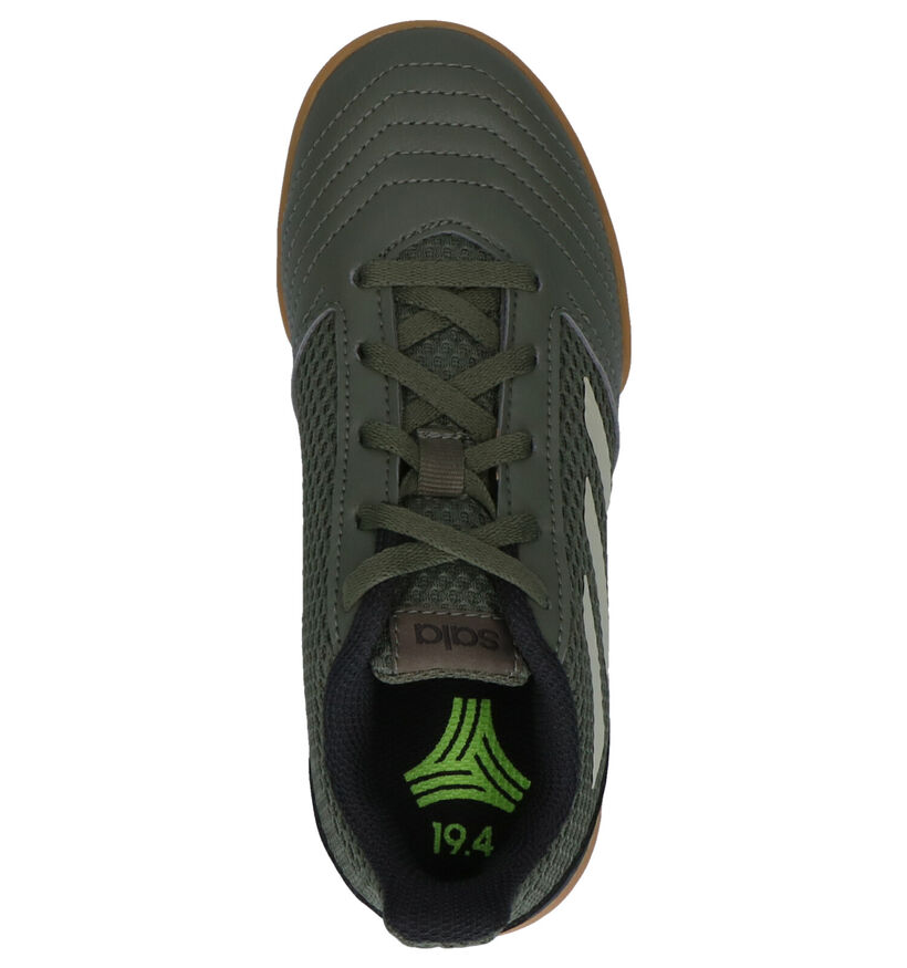 adidas Predator 19.4 Chaussures de foot en Vert kaki en simili cuir (262647)