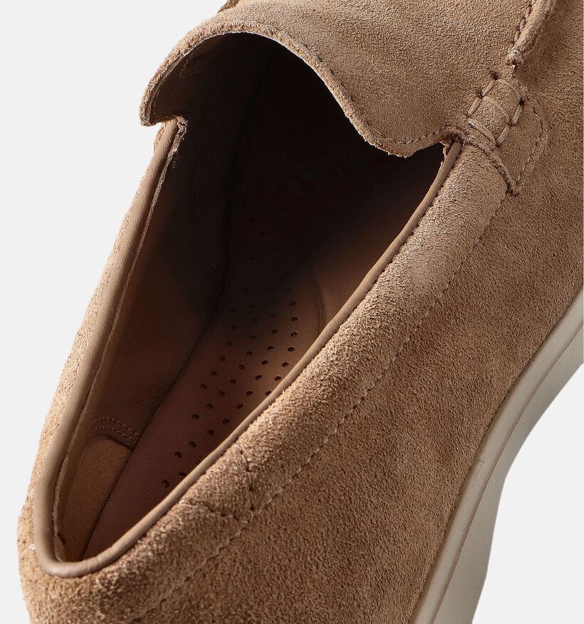 Clarks Torford Easy Chaussures à enfiler en Cognac pour hommes (354884) - pour semelles orthopédiques