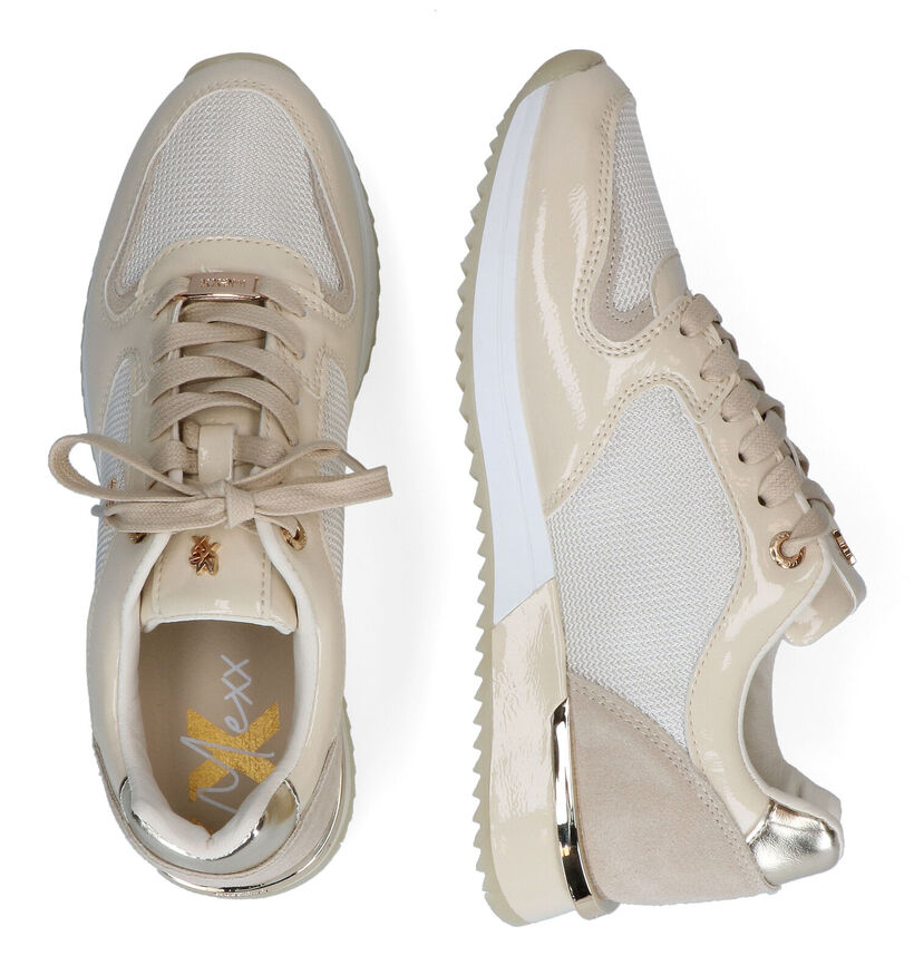 Mexx Fleur Beige Sneakers voor dames (303511) - geschikt voor steunzolen