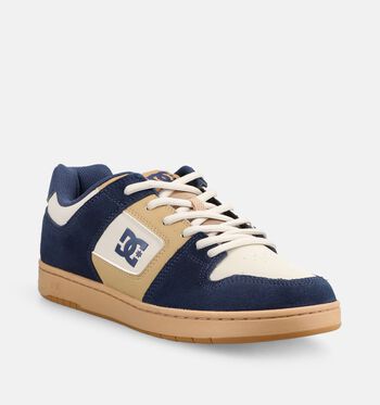 DC Shoes Low Sneakers Wit/Beige/Bruin/Blauw/Grijs