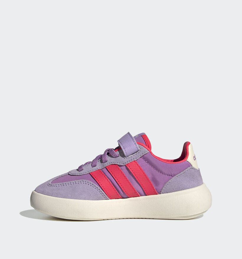 adidas Barreda Decode Baskets basses en Violet/Rouge pour filles (359615) - pour semelles orthopédiques
