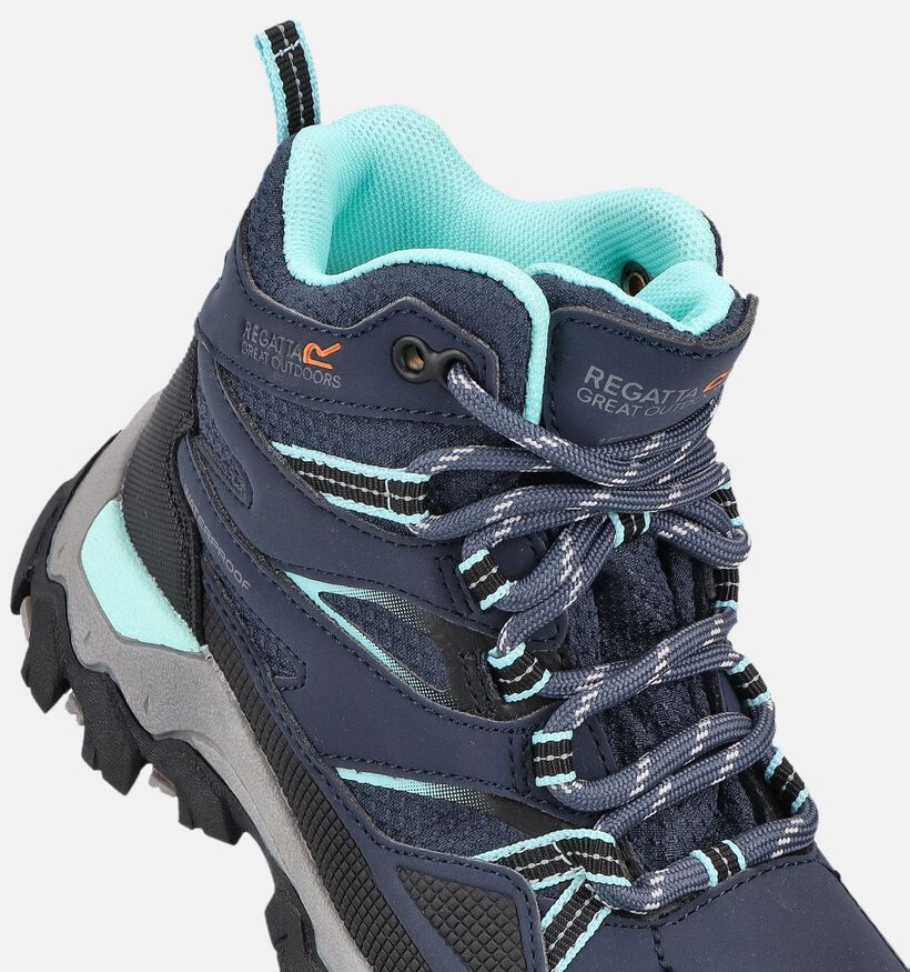 Regatta Holcombe III Donkerblauwe Hoge Wandelschoenen voor meisjes, jongens (373138) - geschikt voor steunzolen