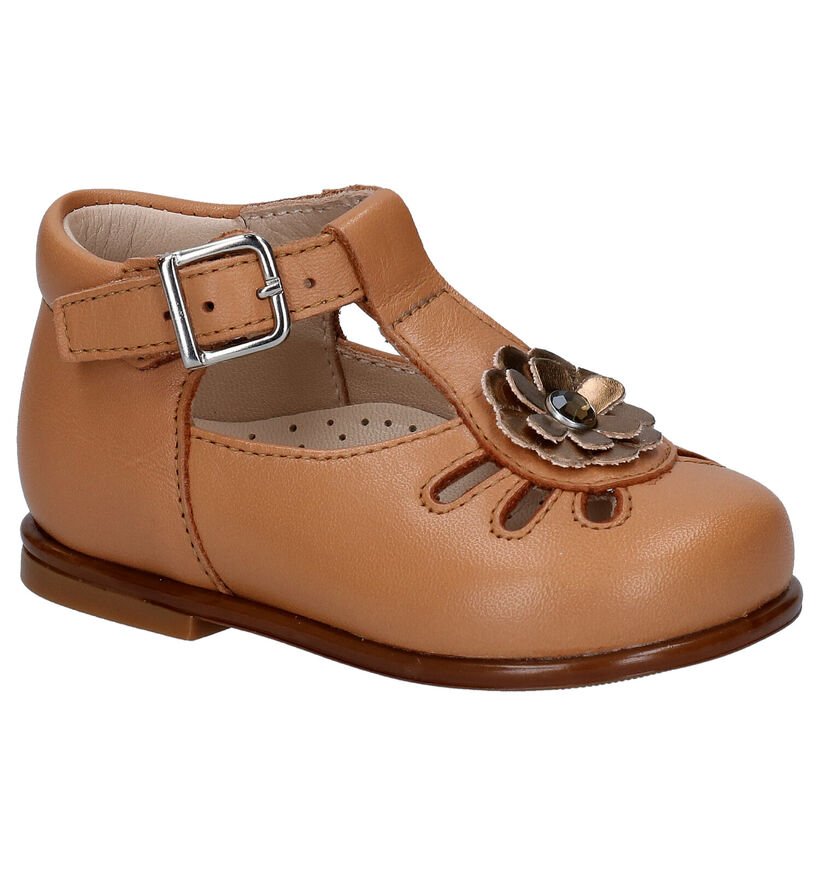 Beberlis Chaussures pour bébé  en Cognac en cuir (287451)