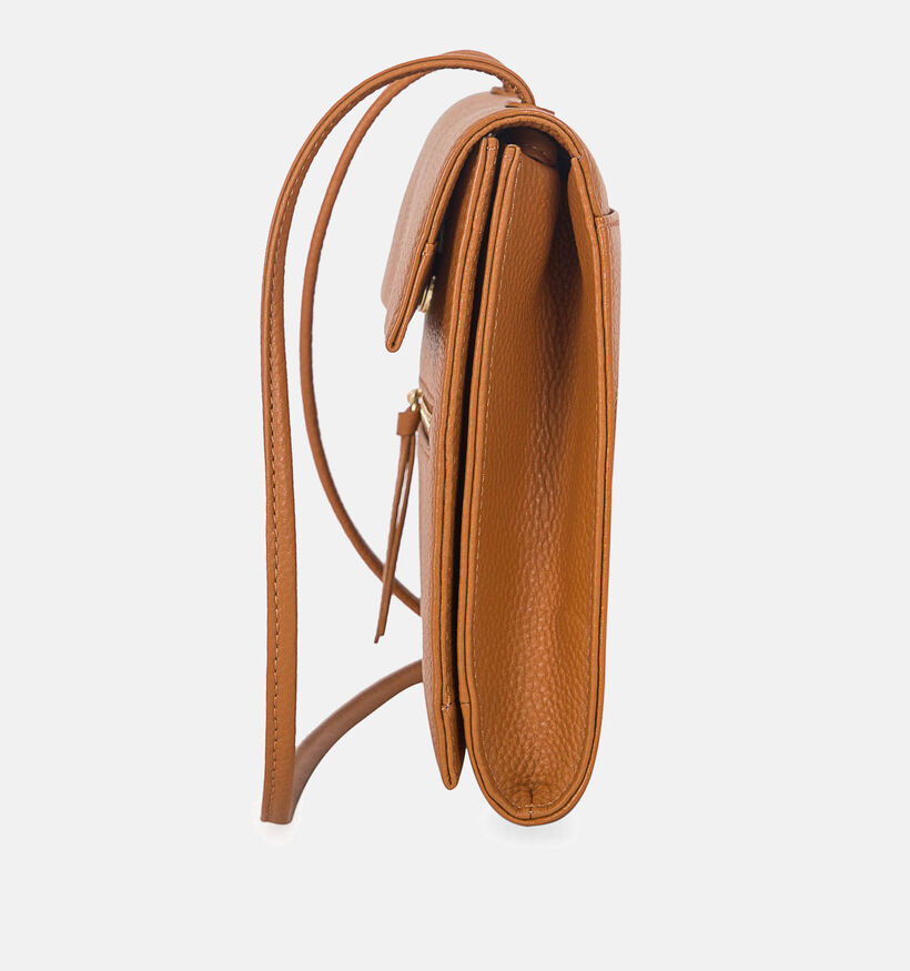 Crinkles Sac porté croisé en Camel pour femmes (342316)