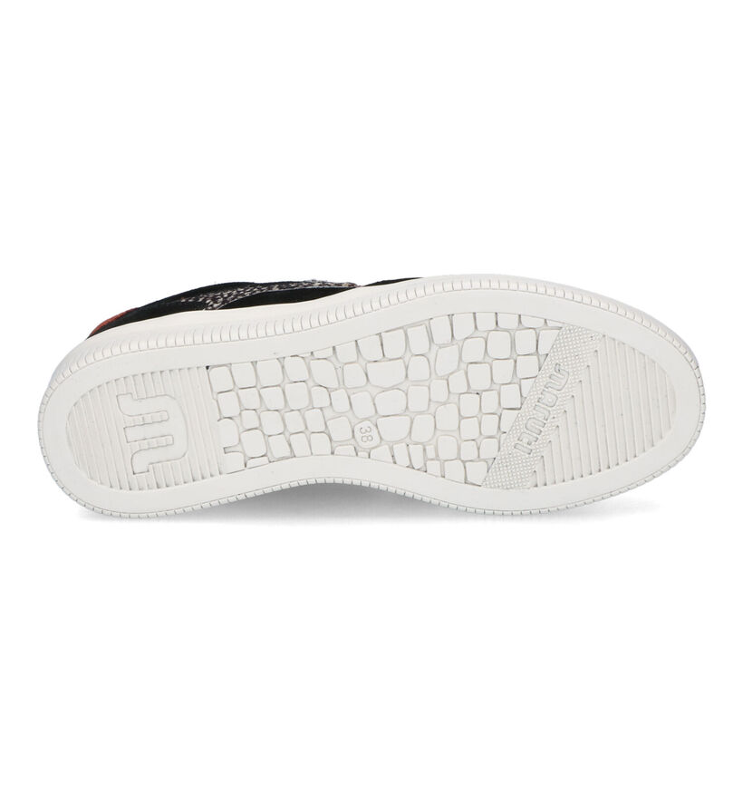 Maruti Mono Zwarte Sneakers voor dames (326905) - geschikt voor steunzolen
