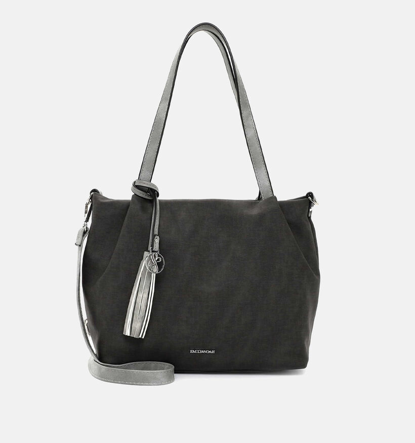 Emily & Noah Elke Blauwe Shopper tas met rits voor dames (340657)