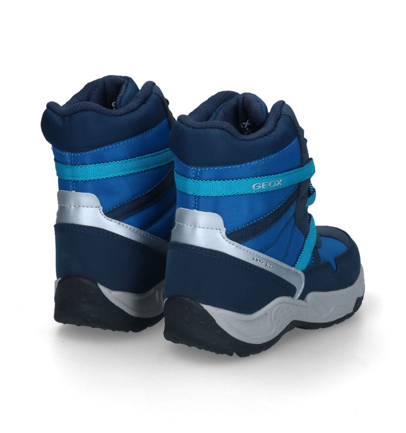 Geox Sentiero Bottes de neige en Bleu pour garçons (317626) - pour semelles orthopédiques