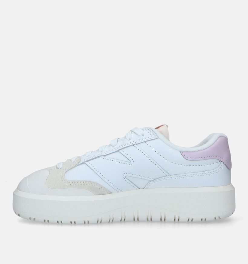 New Balance CT 302 Baskets en Blanc pour femmes (327402) - pour semelles orthopédiques