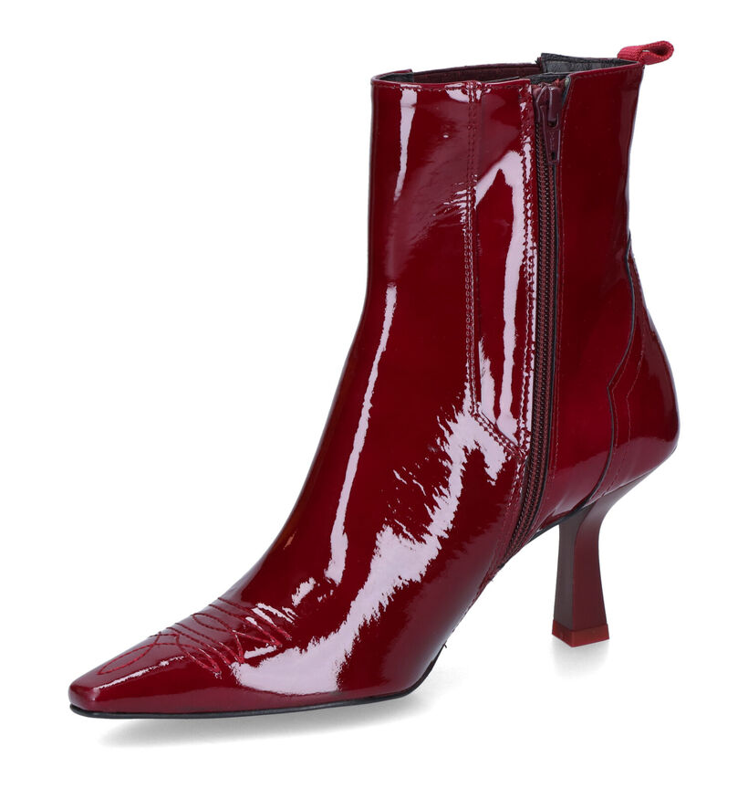 Zinda Bottines à talons en Cognac pour femmes (317221)