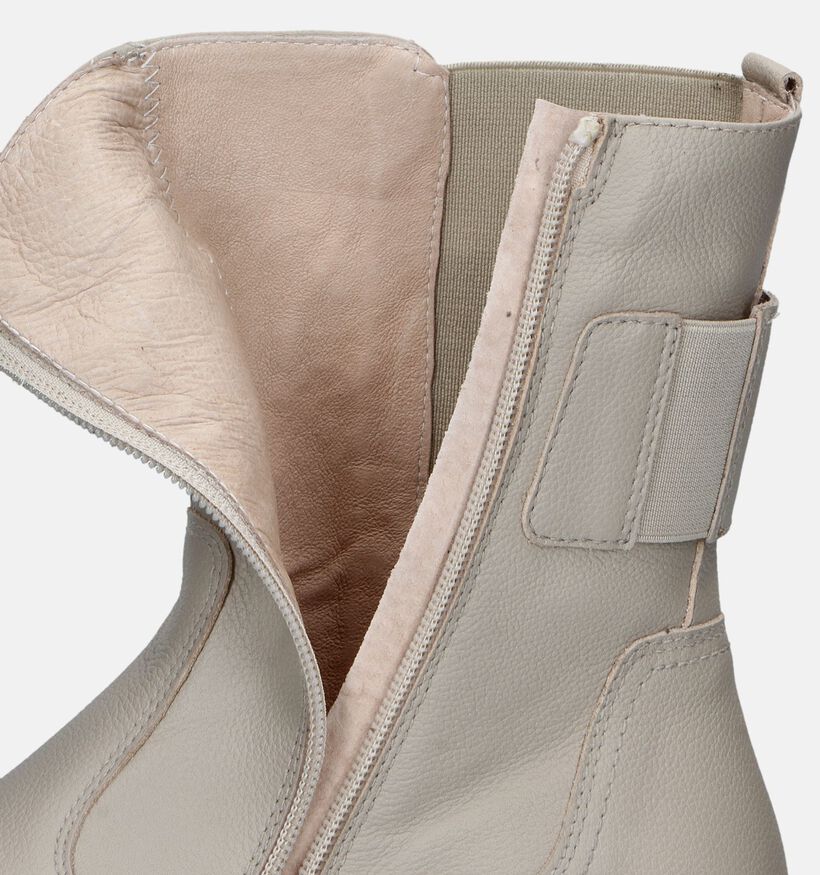 NeroGiardini Bottines motardes en Beige pour femmes (347545)