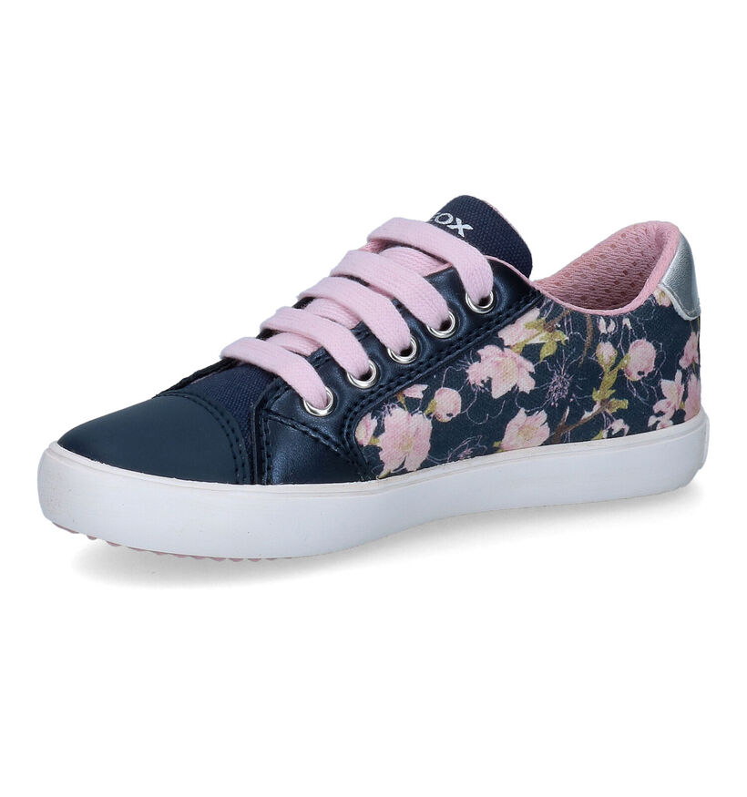 Geox Gisli Chaussures à lacets en Bleu pour filles (303780) - pour semelles orthopédiques